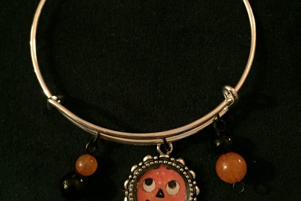 Halloween Vintage Inspired Charm Bracelet