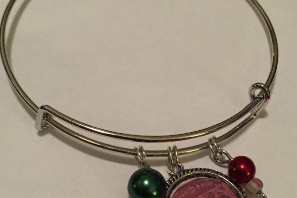 Christmas Vintage Inspired Charm Bracelet