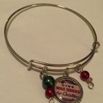 Christmas Vintage Inspired War Bonds Charm Bracelet