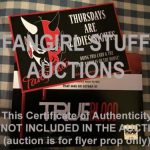 True Blood Fangtasia Flyer - True Blood 2014 Auction